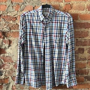 Peter Millar Multicolor Plaid Casual Shirt